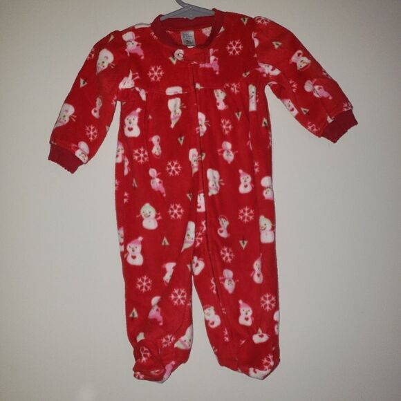 LITTLE WONDERS CHRISTMAS SLEEPER SUIT 0-3 M - Picture 1 of 4
